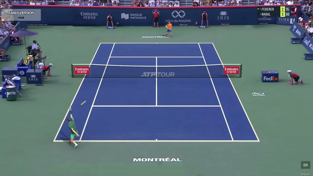 Insane Defense by Nadal ! Tennis Elbow 4 (PC Gameplay)