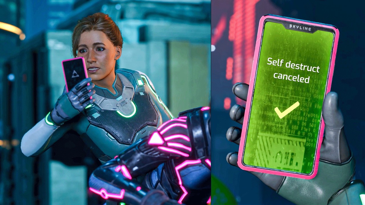 Split Fiction - Funny Self-Destruct Phone Captcha Mini-Game