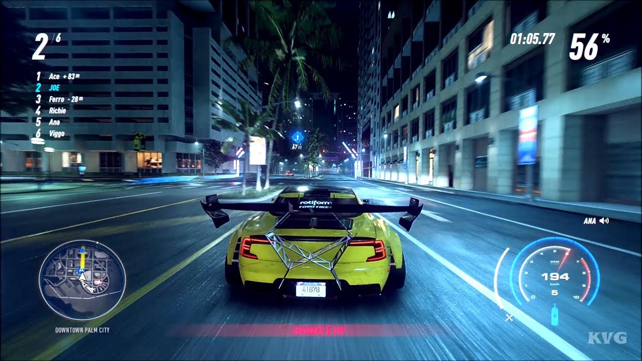 Need for Speed Heat Gameplay (PC HD)