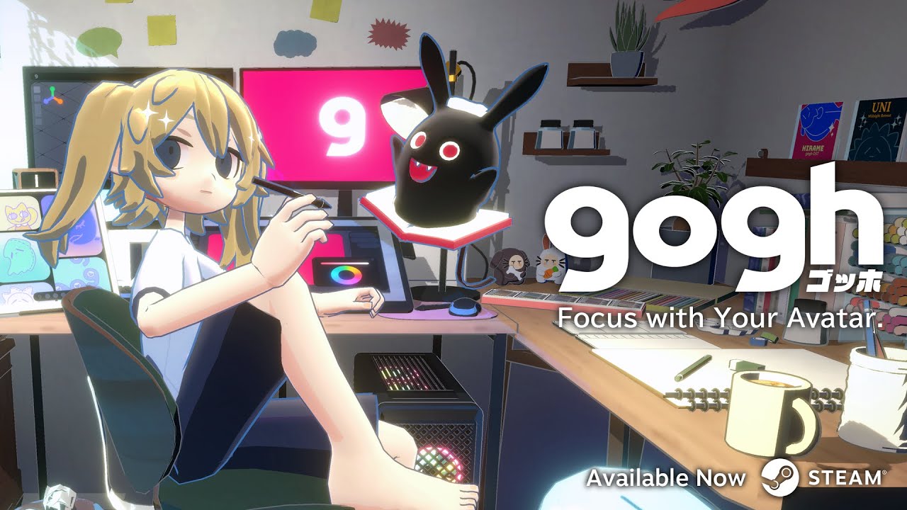 [Steam] gogh: Focus with Your Avatar - Launch Trailer