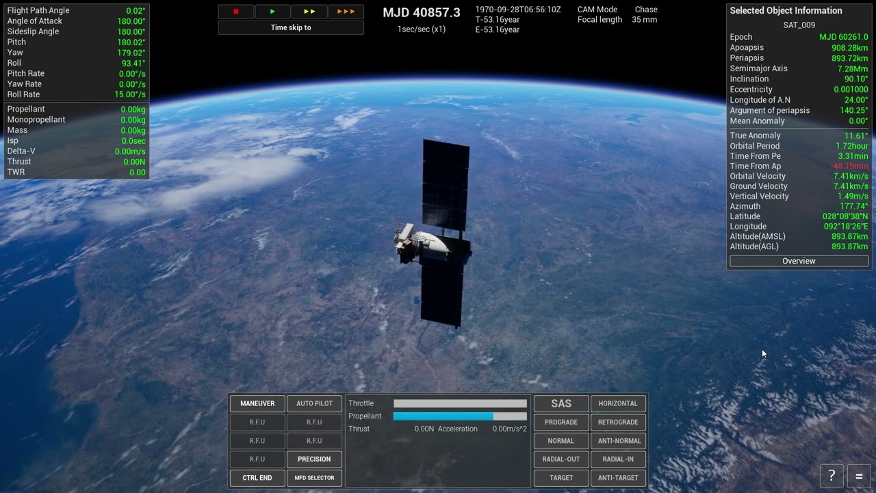 Keplerian Space Discovery:Satellite