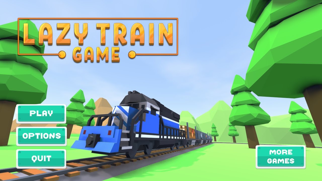 Building Track And Collecting Resources | Lazy Train Game (pre-release)