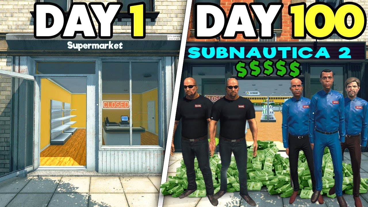 I Spent 100 Days in Supermarket Simulator and Here's What Happened