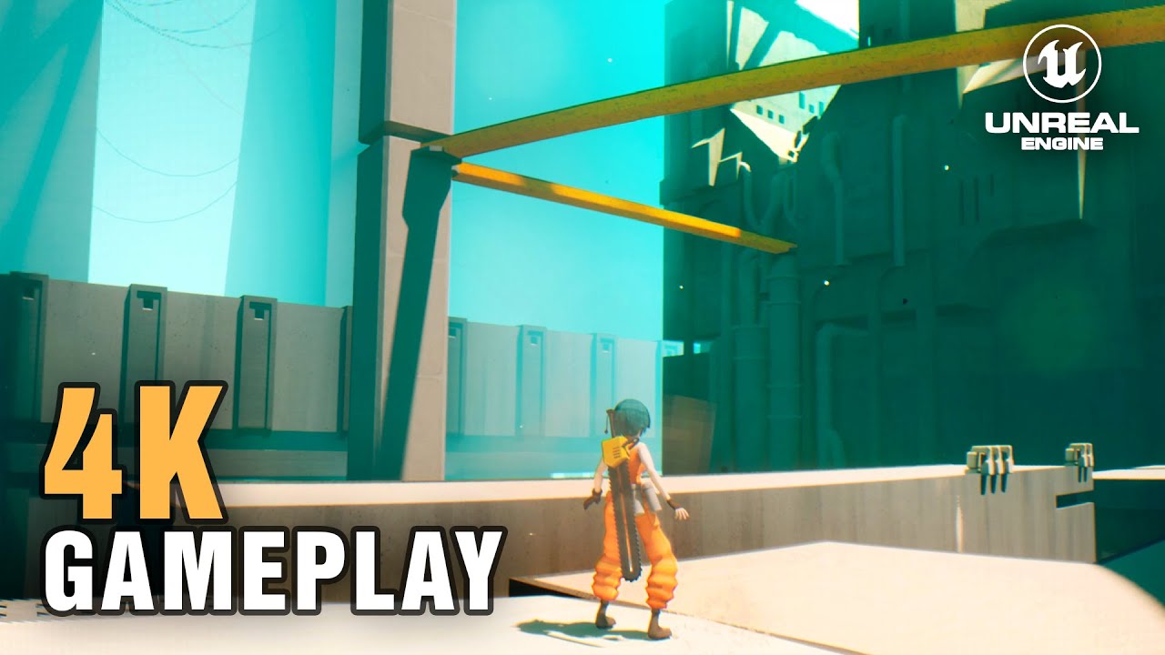 MOTORSLICE 4K GAMEPLAY – Parkour Game in a Megastructure