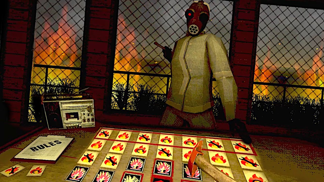 Forced To Play Cards Or Be Burned Alive By An Arsonist - ARSONATE All 3 Endings