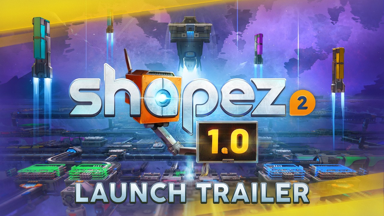 shapez 2 - 1.0 Launch Trailer | Out Now!
