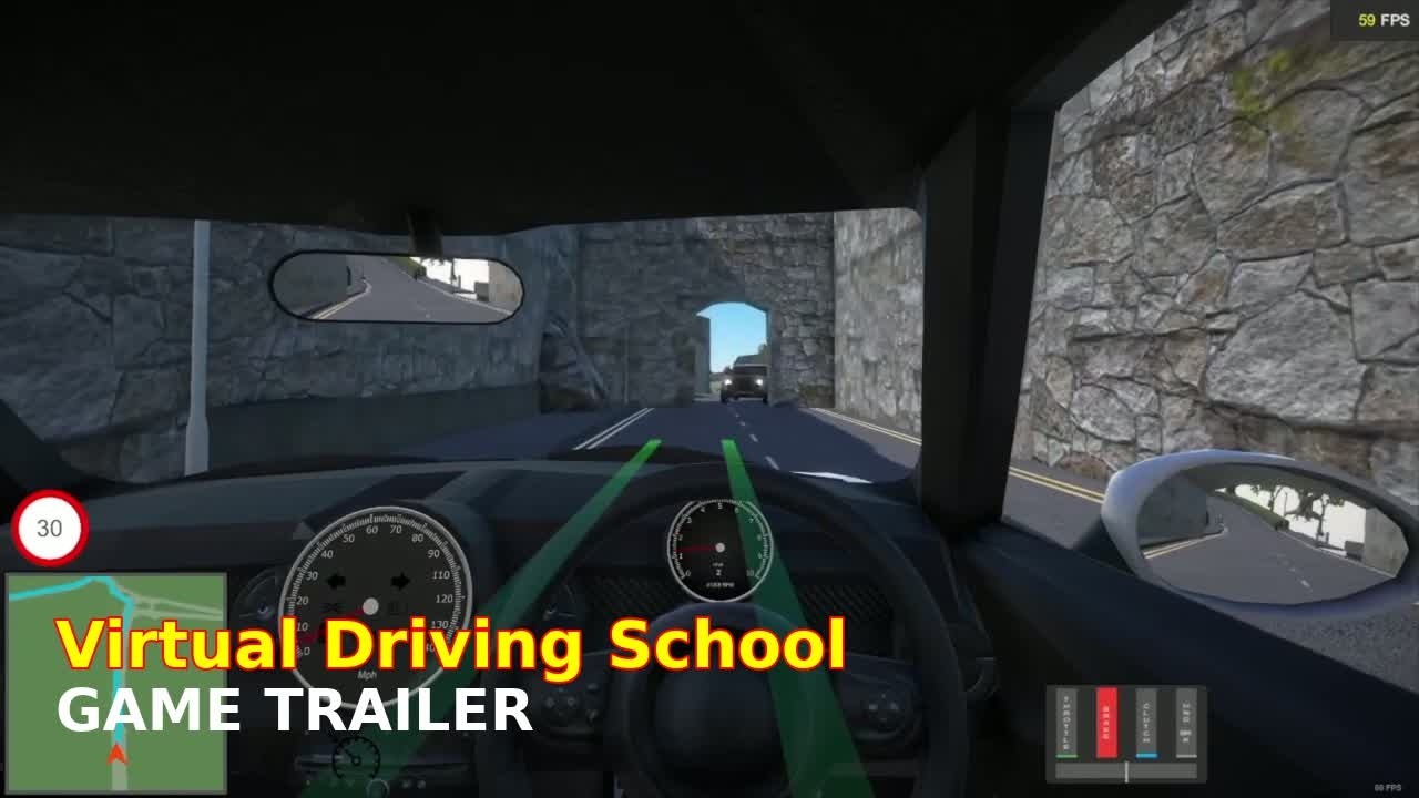 Virtual Driving School Steam Trailer